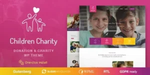 Children Charity – Nonprofit & NGO WordPress Theme