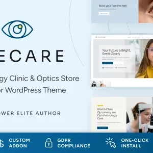 Eye Care - Eye Clinic & Family Optometrist WordPress Theme