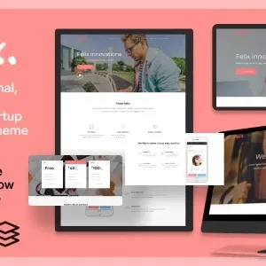 Felix. – Startup Landing Page WordPress Theme