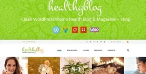 Healthy Living – Blog with Online Store Theme