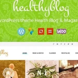 Healthy Living – Blog with Online Store Theme
