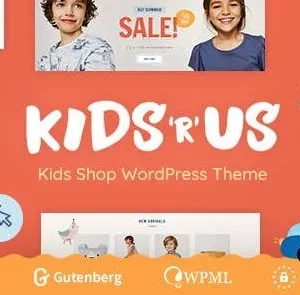 Kids R Us – Toy Store and Kids Clothes Shop Theme