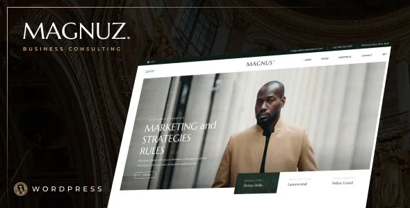 Magnuz - Business WordPress Theme