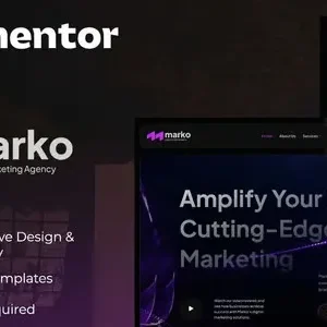 Marko Digital Marketing Agency Elementor Template Kit