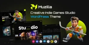 Muzilla – Creative Indie Game Studios WordPress Theme