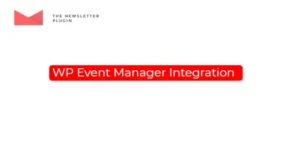 Newsletter WP Event Manager Integration