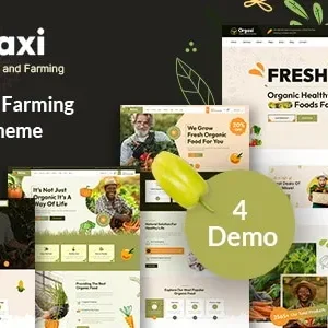 Orgaxi - Organic food and fram WordPress Theme