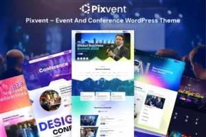 Pixvent – Event and Conference WordPress Theme