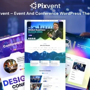 Pixvent – Event and Conference WordPress Theme