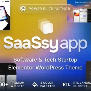 SaaSsy App - Software, SaaS & Tech Startup WordPress Theme