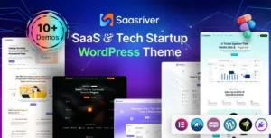SassRiver – SaaS & Tech Startup WordPress Theme