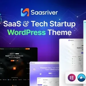 SassRiver - SaaS & Tech Startup WordPress Theme