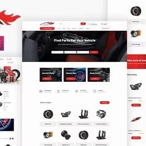 Sayara - Auto Parts Store WooCommerce WordPress Theme