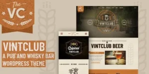 VintClub – A Pub and Whisky Bar WordPress Theme