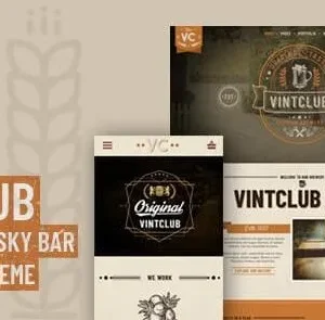VintClub - A Pub and Whisky Bar WordPress Theme
