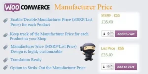 WooCommerce Manufacturer Price