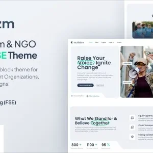 Activizm - Social Activism & NGO Gutenverse FSE WordPress Theme