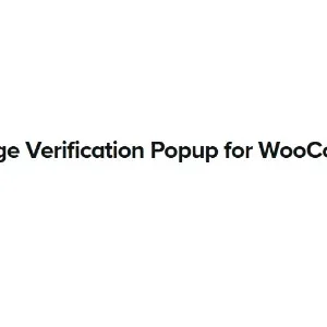 Age Verification Popup for WooCommerce