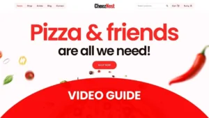 CheezNest – Pizza Restaurant Fast Food Shop WooCommerce Elementor Template Kit
