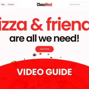 CheezNest - Pizza Restaurant Fast Food Shop WooCommerce Elementor Template Kit