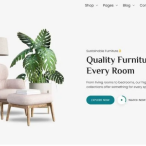 Couchly - Furniture Store WooCommerce Elementor Template Kit