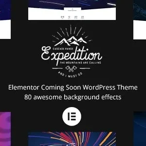 Expedition – Elementor Coming Soon WordPress Theme