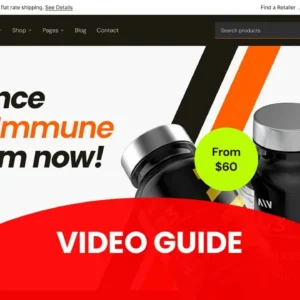 Gains - Fitness Suppliment Store WooCommerce Elementor Template Kit