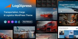 LogiXpress – Transportation, Cargo & Logistics WordPress Theme