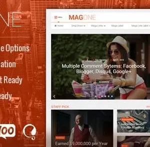 MagOne - Responsive Magazine & News WordPress Theme