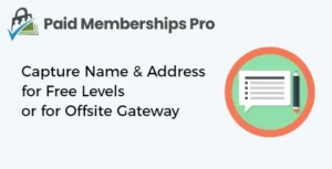Paid Memberships Pro Address For Free Levels