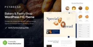 Panbread – Fresh Bakery & Pastry Gutenverse FSE WordPress Theme