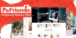 PawFriends – Pet Shop and Veterinary WordPress Theme