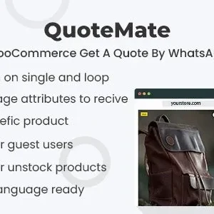 QuoteMate - WooCommerce Get A Quote By WhatsApp
