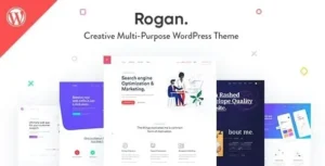 Rogan – Creative Multipurpose WordPress Theme for Agency, Saas, Portfolio
