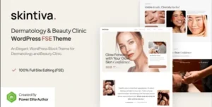 Skintiva – Dermatology & Beauty Clinic Gutenverse FSE WordPress Theme