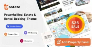 Tostate – Property Listing & Real Estate Ads WordPress Theme