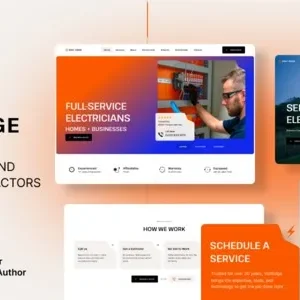 VoltEdge – Electrician Electrical Contractor WordPress Theme