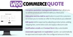 WooCommerce Quote Plugin