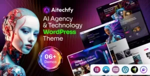 Aitechfy – AI Agency & Technology WordPress Theme