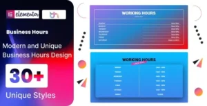 BWD Business Hours – addon for elementor