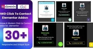 BWD Click To Contact Addon For Elementor