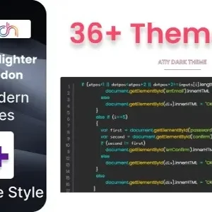 BWD Code Highlighter Addon for Elementor
