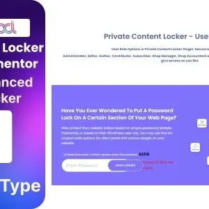 BWD Private Content Locker Addon For Elementor