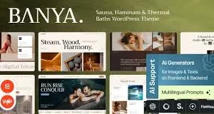 Banya – Sauna, Hammam & Thermal Baths WordPress Theme
