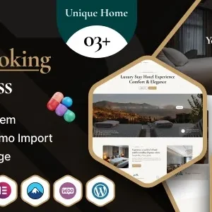 Bookora – Hotel Booking WordPress Theme