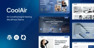 Coolair – Air Conditioning & Heating HVAC WordPress Theme