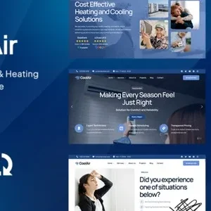Coolair - Air Conditioning & Heating HVAC WordPress Theme