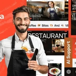 Cuisina - Restaurant Bar & Cafe WordPress Theme