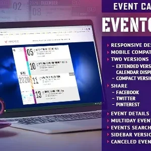 EventoZilla Event Calendar Elementor Widget Addon