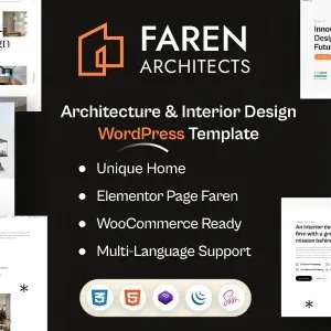 Faren - Architecture and Interior Design WordPress Theme